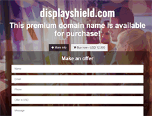Tablet Screenshot of displayshield.com